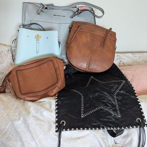 Brown Leather Crossbody Bag